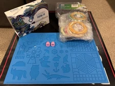 MYNT3D Printing Pen w Tecboss PLA Filament 20 Colors & Silicone Design Mat NEW