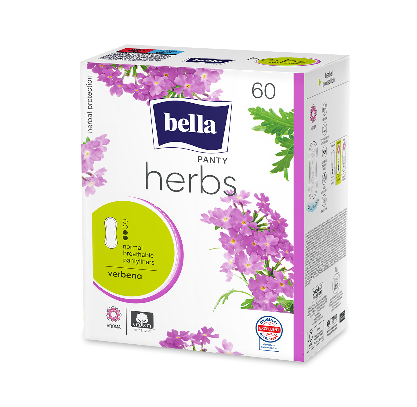 5900516714420 Wkadki higieniczne Bella Herbs Verbena wzbogacone werben 60 sz 3190₽