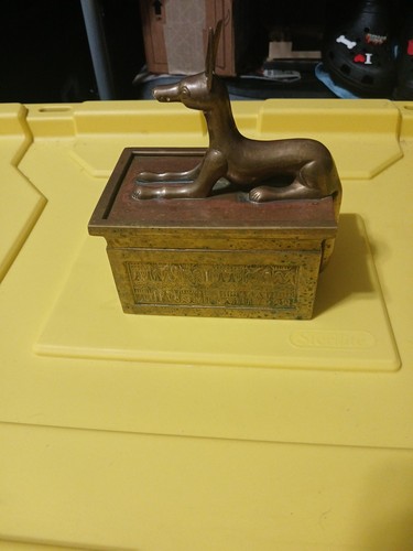 Egyptian Anubis From King Tut's Tomb Solid Brass