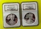 2002 & 2003  American Silver Eagles $1 NGC PF69 Ultra Cameo