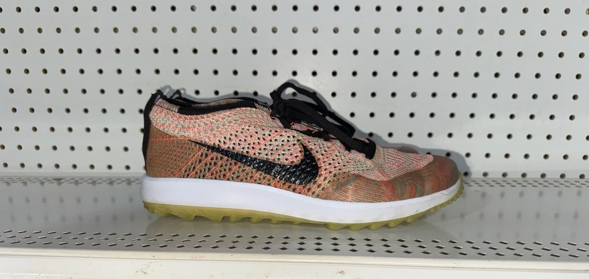 【新品】24cm NIKE FLYKNIT RACER G ゴルフシューズ Men's Flyknit Racer G Spikeless Golf Shoe - Black/White | NIKE