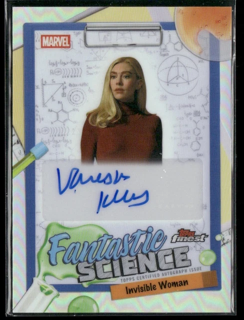 2026 Topps Finest Fantastic Four Vanessa Kirby Fantastic Science Autogramm #FS-02