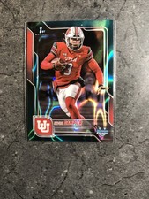 2025 Bowman Chrome University 1st Devin Dampier Utah Green Lava Refractor # 3