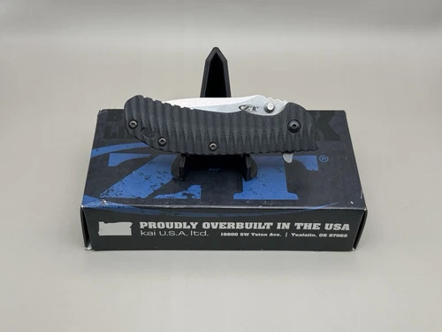 Zero Tolerance ZT 0566BW Hinderer Blackwash S35VN SS Assisted USA G10 EXCELLENT!