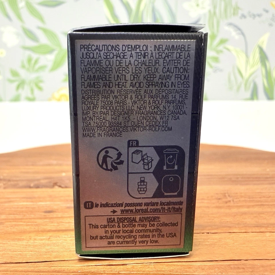 Туалетная вода ночного видения Viktor & Rolf Spicebomb дорожный мини-сплэш 0,24 унции - Изображение 4 из 4