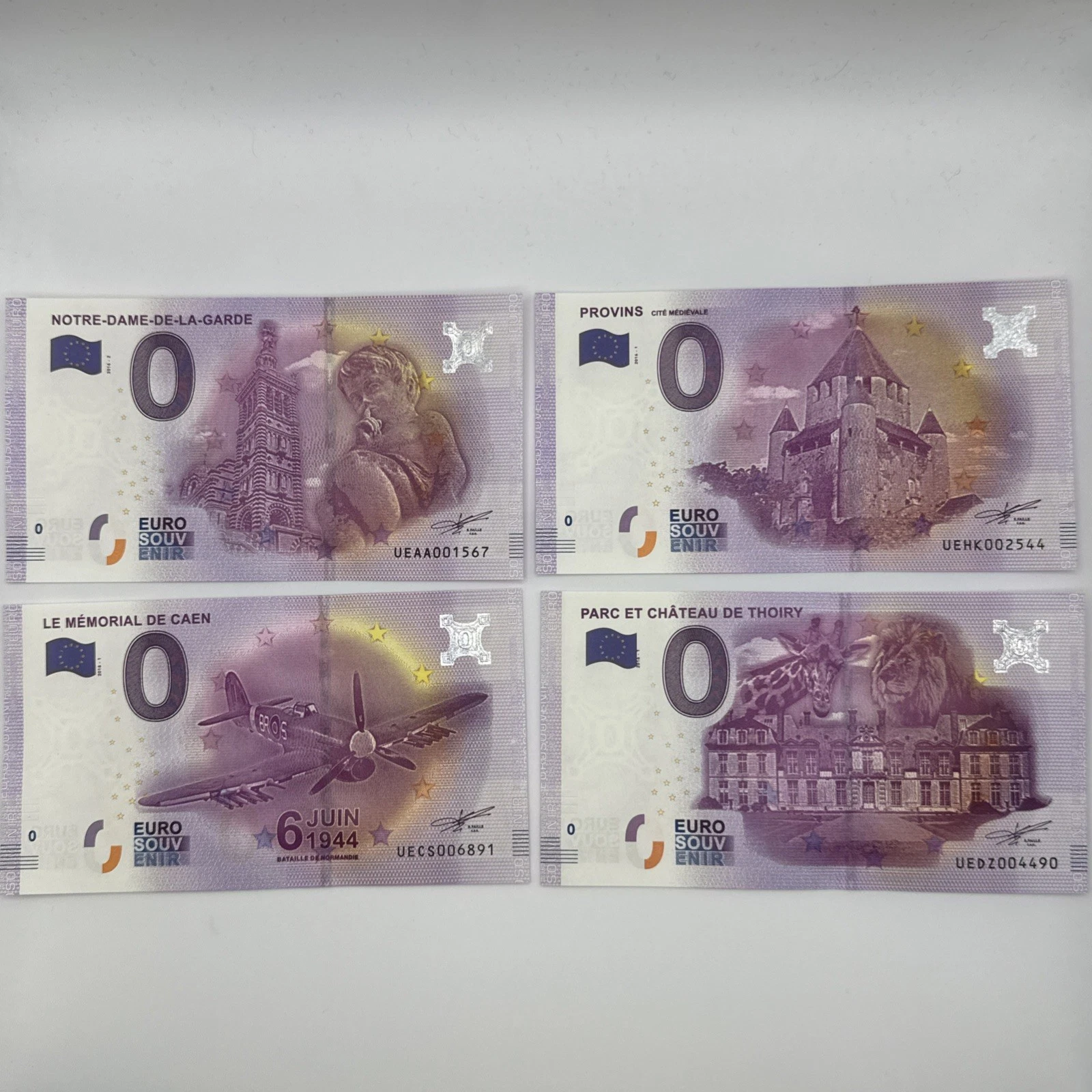 Billet  Zéro 0 € Euro Touristique / Souvenir 2016