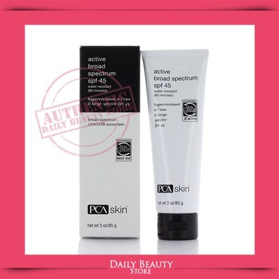 PCA Skin Active Broad Spectrum SPF 45 Water Resistant 3oz EXP 05/2026 NEW FAST S