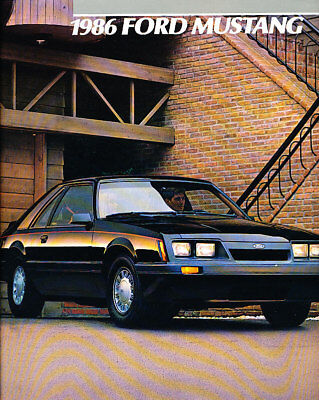 1986  Ford   Mustang  & G/T  Original   Sales   Catalog