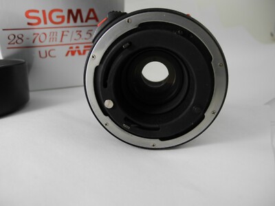 Objectif Sigma FD UC Zoom 28-70 Mm F/3,5-4,5 – Monture Canon FD – Manuel