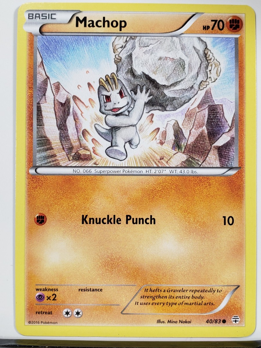 Machop 40/83 VLP / NM - XY Generations Pokemon Card - Mina Nakai