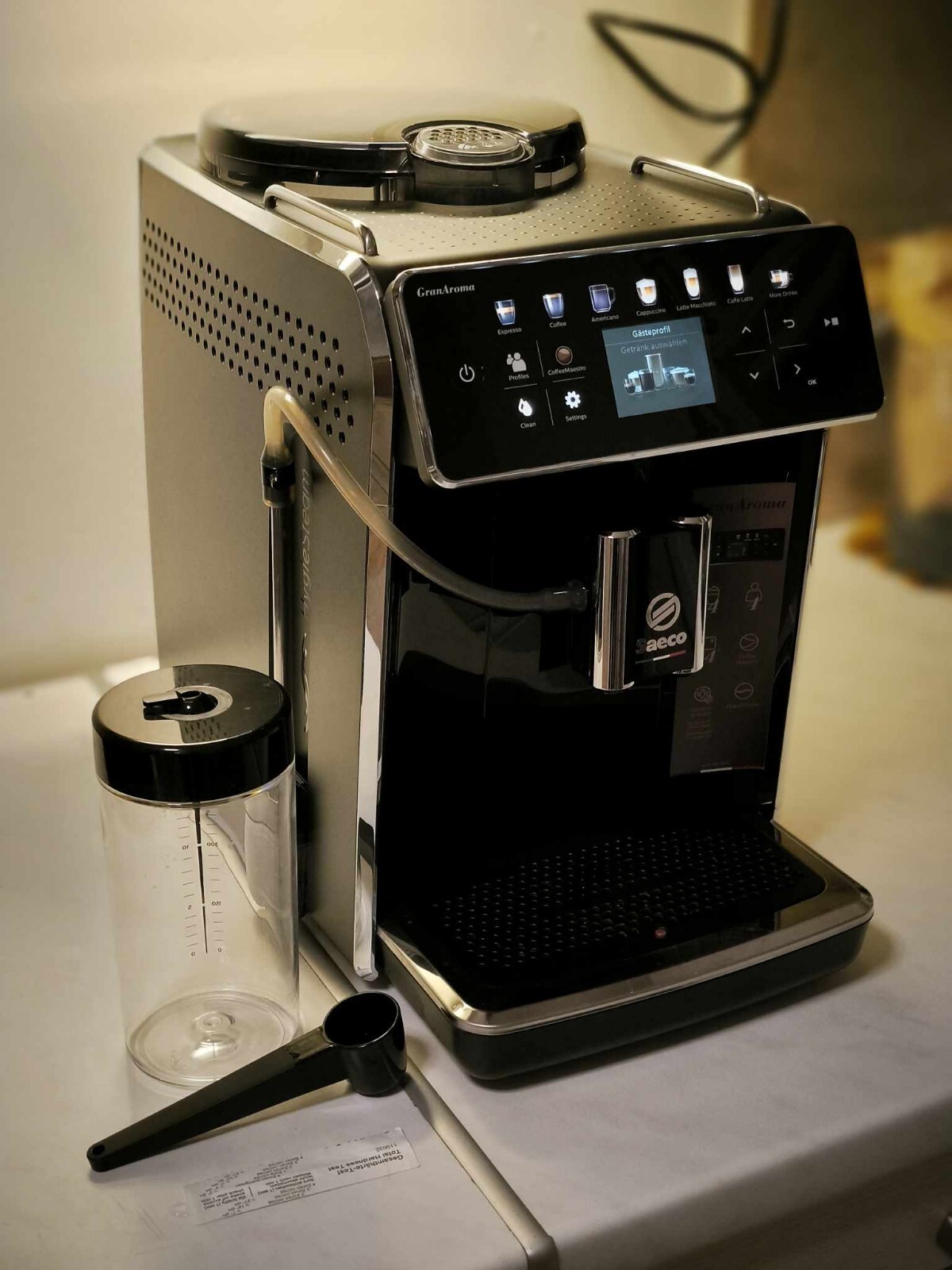 Saeco GranAroma SM6580/00 Kaffeevollautomat Schwarz Neu Gewartet mit