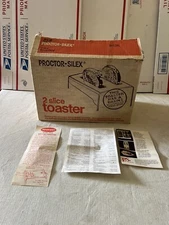 VINTAGE PROCTOR SILEX 2 SLICE TOASTER BOX TYPE T620B EMPTY STORAGE BOX