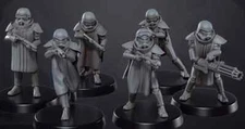 Star Wars Legion Stormtroopers EXPANSION Proxy Models 3d Printed