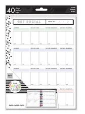 The Happy Planner ACCESSORIES GET SOCIAL Fill Paper