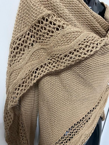 TWIN SET SCIALLE COTONE CANAPA DONNA - Foto 7 di 8