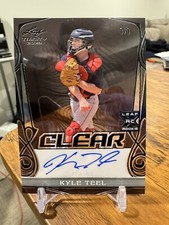 2023 Leaf Trinity Baseball Kyle Teel #1/1 SSP Clear Black Rookie RC Auto 🔥📈