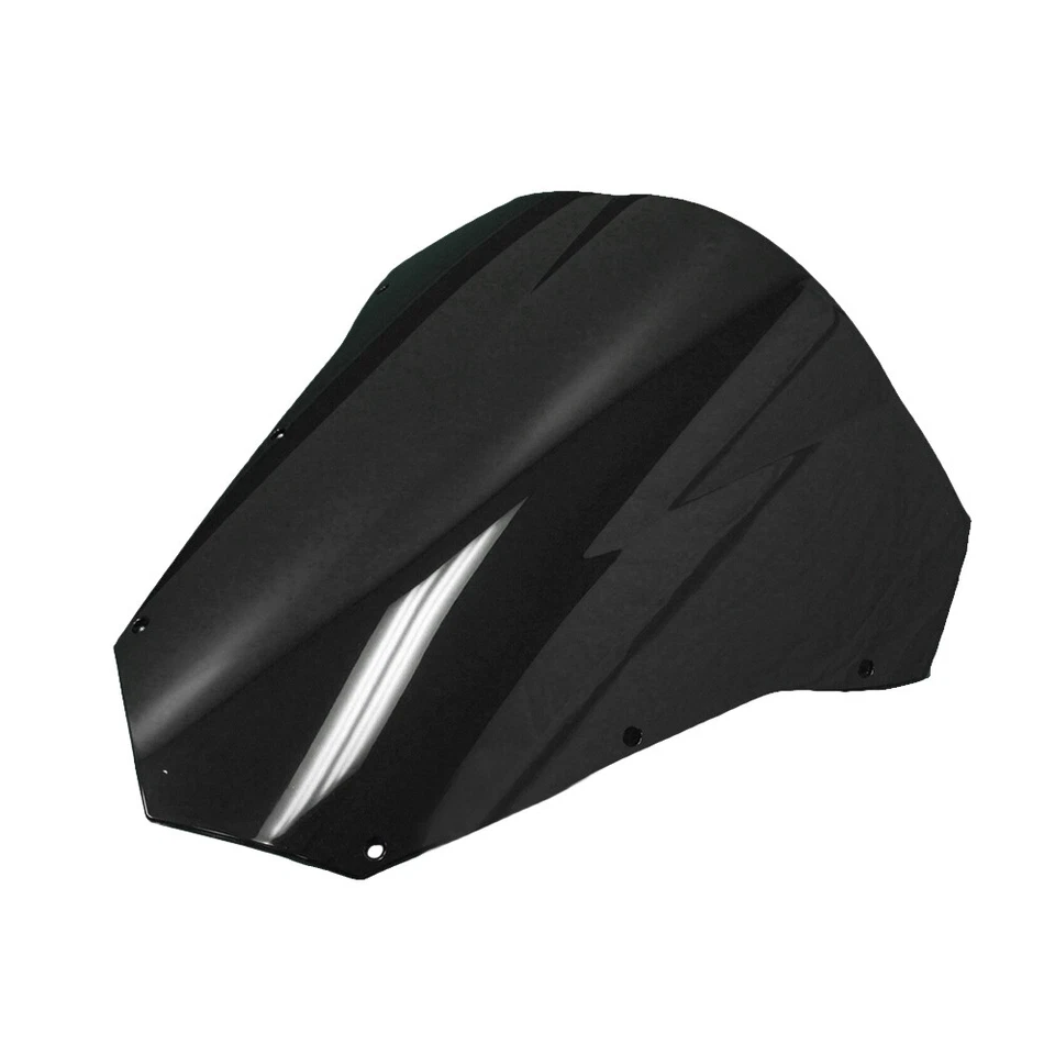 Parabrisas de plástico negro para motocicleta Yamaha FZ6 Fazer 2004-2010 Foto 2 de 2