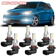 For Toyota Matrix 2003 2004 2005 2006 2007 2008 -6000k Led Headlight Fog Bulbs