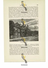 Fairfax House, Putney, London, Book Illustration (Print), c1870