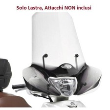 KAPPA Parabrezza Trasparente senza Attacchi Per Suzuki Sixteen 150 2008-2016