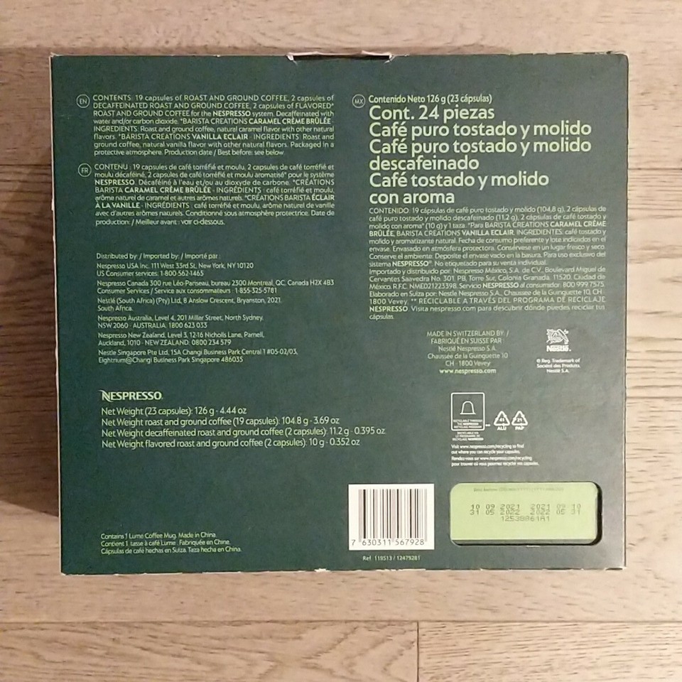 Nespresso Advent Calendar 2021 Original eBay