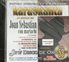 Karaokanta 53 Joan Sebastian con Mariachi - New CD G / CD Sealed