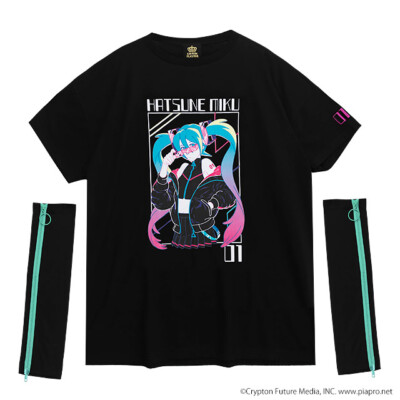 Hatsune Miku 初音ミク ボカロ Tシャツ クリプトン・フューチャー Hatsune Miku 初音ミク ボカロ Tシャツ クリプトン・フューチャー