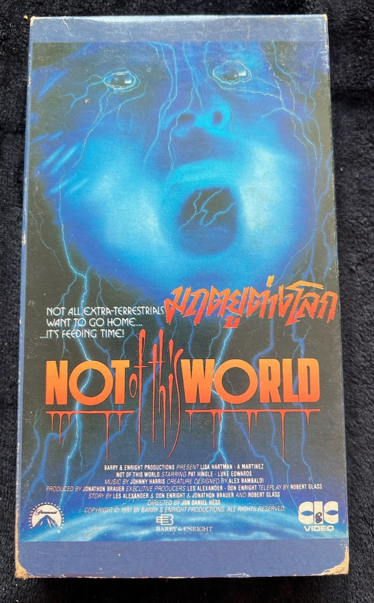 Not Of This World 1991 Thai VHS Rare Horror Sci-Fi PAL
