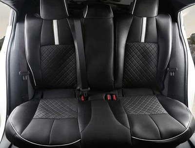 Custom Fit PU Leather Seat Covers for 2019-2021 toyota Corolla （Black
