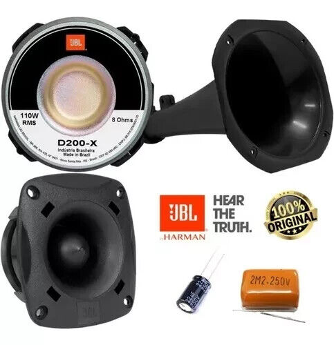 JBL D200 Driver Kit + St200 Tweeter + Horn + Capacitors JBL D200 Driver Kit + St200 Tweeter + Horn + Capacitors