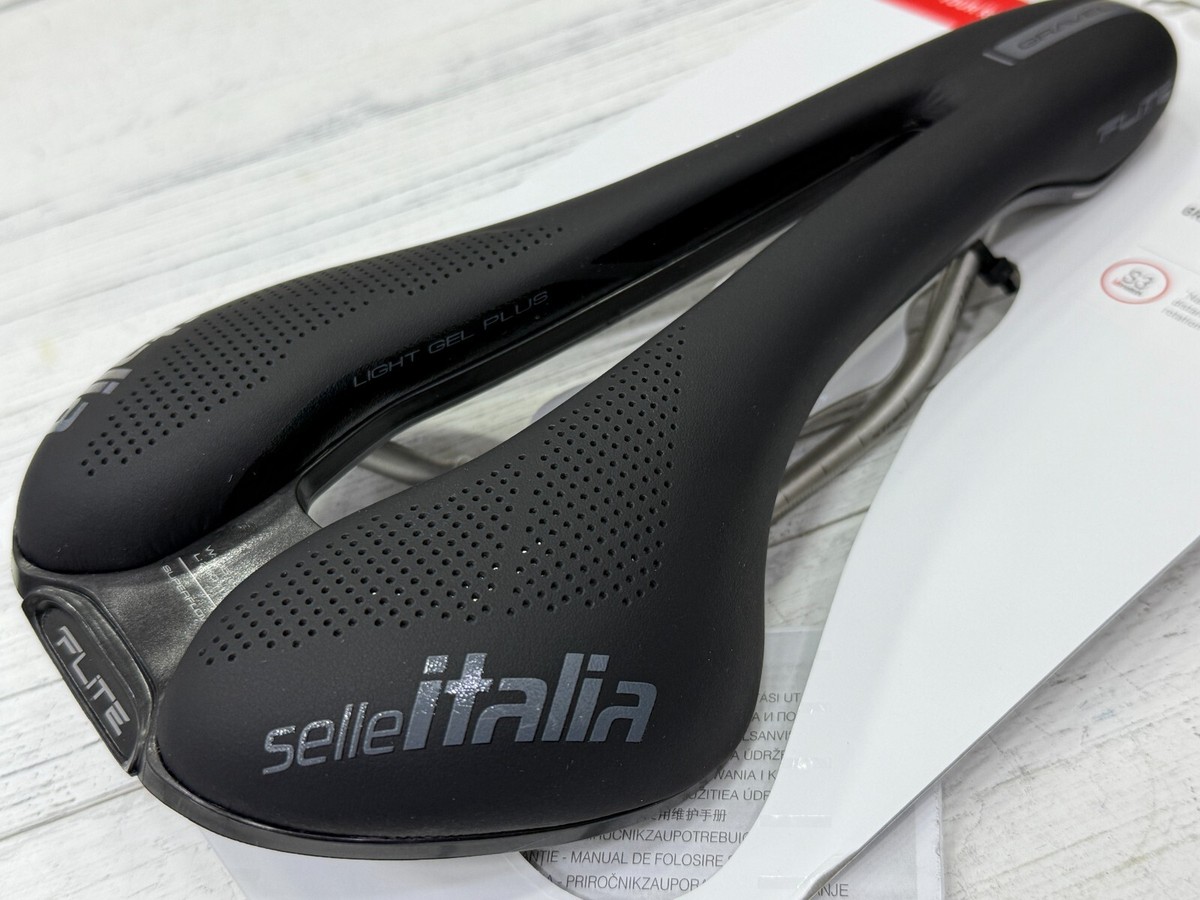Selle Italia Flite Boost Gravel S3 TI316 Superflow Saddle (Black