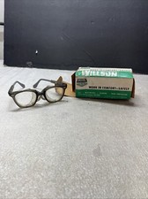 Vintage Wilson Clear Safety Glasses Super-Tough Lens Org. Box