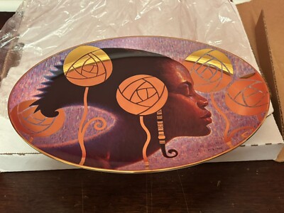 Thomas Blackshear Ebony Visions The Vision Begins Porcelain Plate 37102 New M