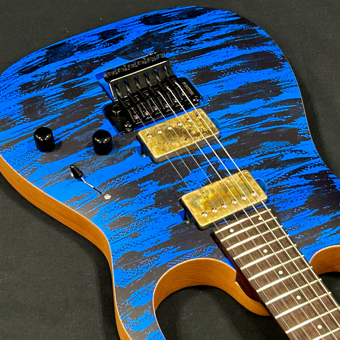 Electric Guitar Saito Guitars S-624 RBG WWA 2H Royal Blue