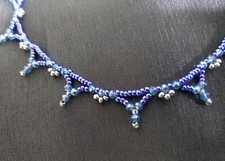 Beaded Victorian / Western choker - hand made in the USA