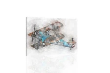 Biplane - CANVAS OR PRINT WALL ART