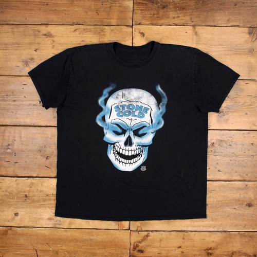 Grafik T-Shirt 2XL WWE Stone Cold Steve Austin Schwarz Tee