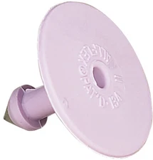 Allflex Global Small Male Blank Buttons 25 Count Purple