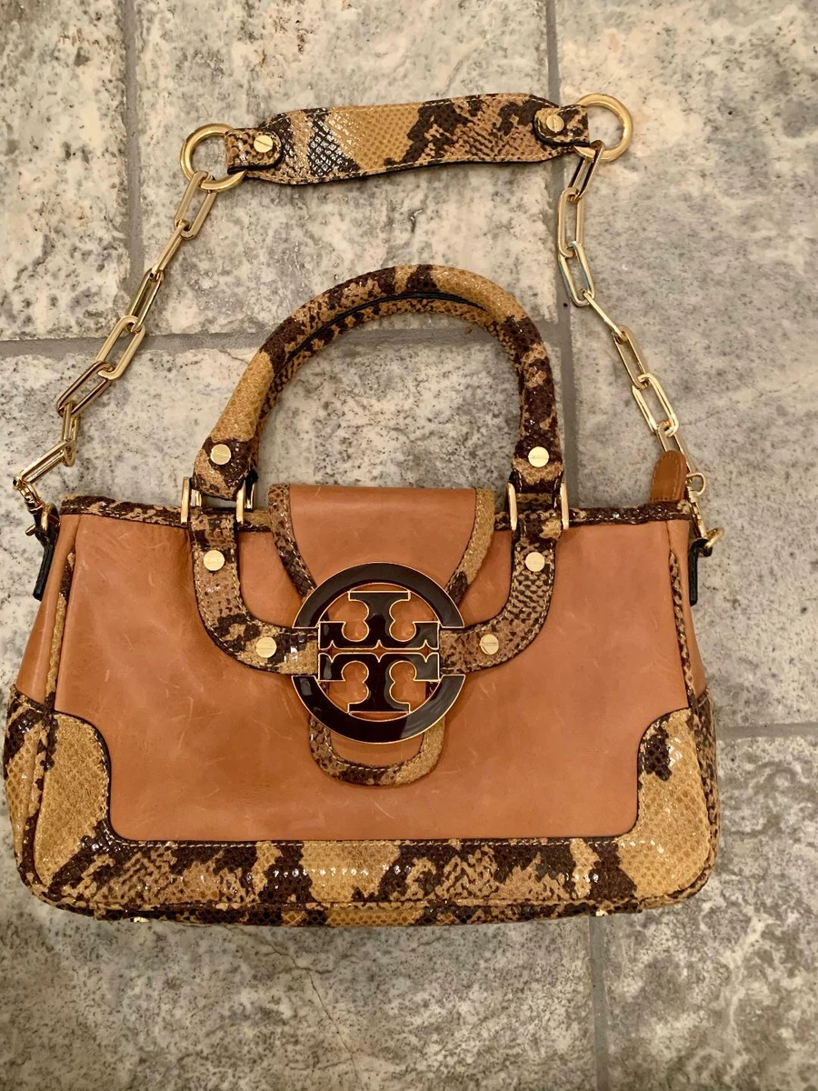 Tory burch snakeskin best sale bag