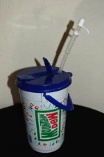 VINTAGE WHIRLEY Warren, PA plastic 48 oz. bucket Mtn Dew Pepsi Diet Pepsi EUC