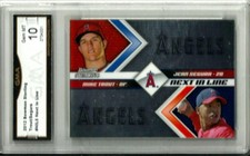 2012 Bowman Sterling Mike Trout/J. Segura Next In Line GMA 10 Gem MT. Angels