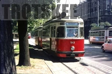 35mm Slide AUSTRIA Wien Vienna Tram Strassenbahn 543 c1978 Original Austrian
