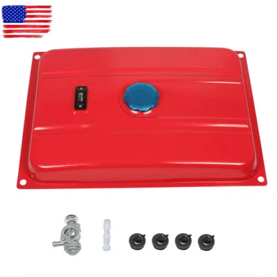 HANDDO 6.6 Gallon Universal Secondary Gas Fuel Tank Generator Petcock Filter Gauge Cap