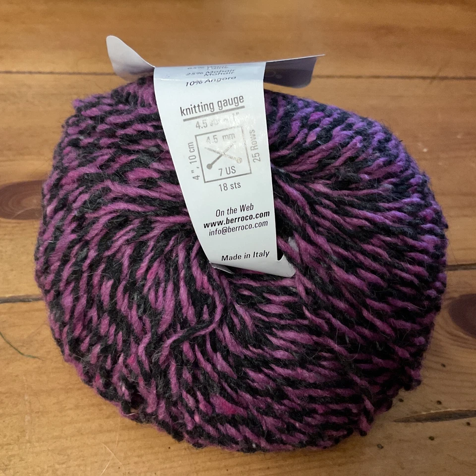 Hilo de tweed Berroco Blackstone color 2684... lote de 10 bolas, 130 yardas cada una. Foto 4 de 4