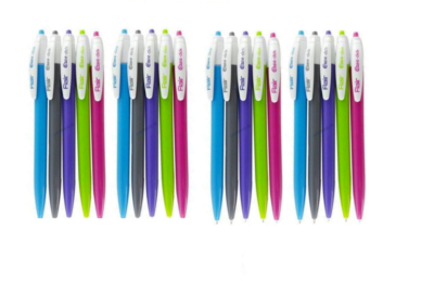 Flair ezee-click Ball Pen BLUE COLOUR INK FOR SMOOTH WRITING Set