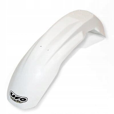 Aile avant Husqvarna blanc brillant plastique flexible pour moto 2T 4T