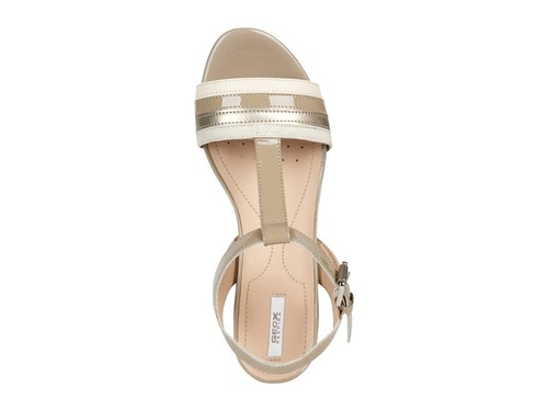 GEOX SANDALI DONNA ESTATE D928QC 066AJ C5ZB5 MARYKARMEN SAND AND CHAMPAGNE - Imagen 6 de 7