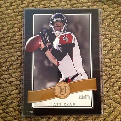 Matt Ryan #31 Falcons Box Farben 10/10 Hergestellt 5x7 Gold 2015 Topps Museum