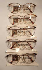 Vintage 5 Pc. Lot VANDERBILT 13 Full Tortoise 55/17 Eyeglass Frame New Old Stock