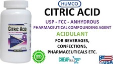 HUMCO Citric Acid Powder 16 oz Natural Effective Food Preservative, Beverages
